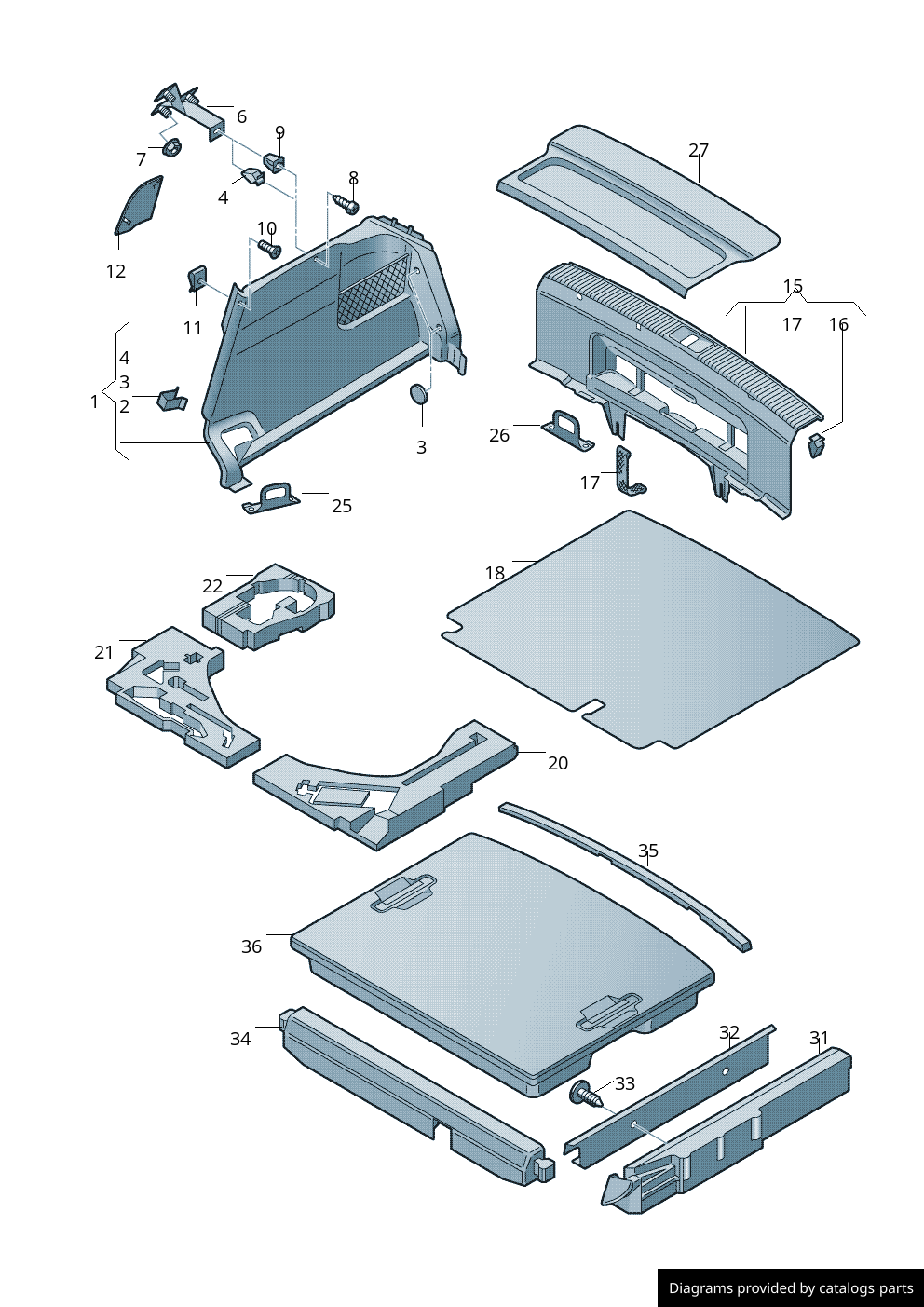 Car part diagram