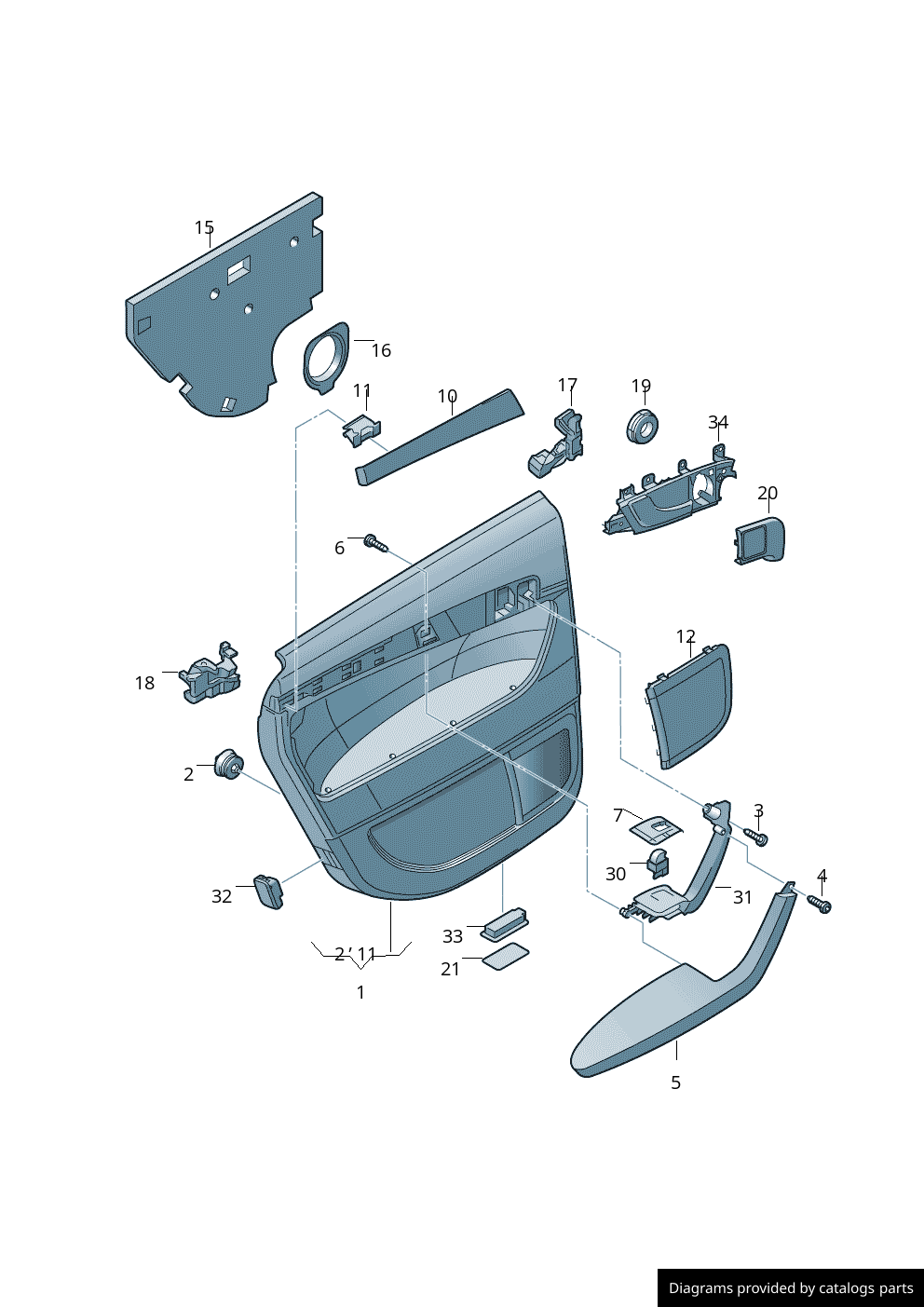 Car part diagram