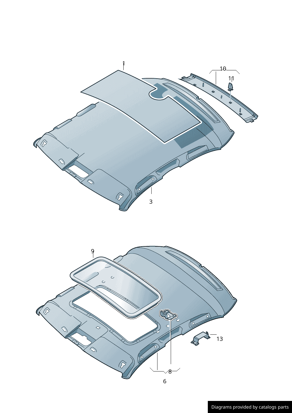 Car part diagram
