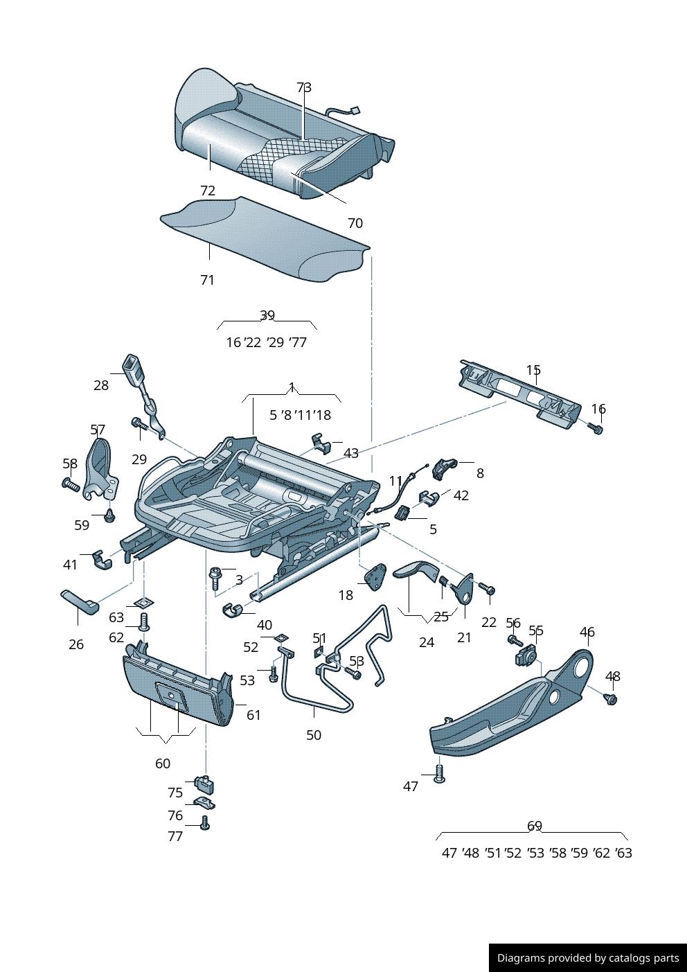 Car part diagram