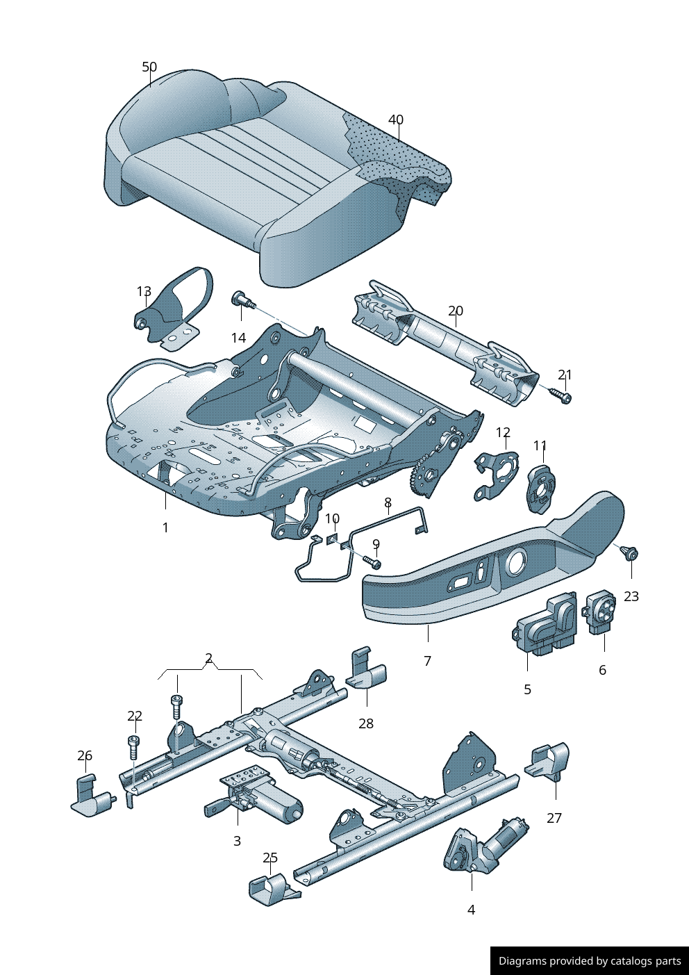 Car part diagram