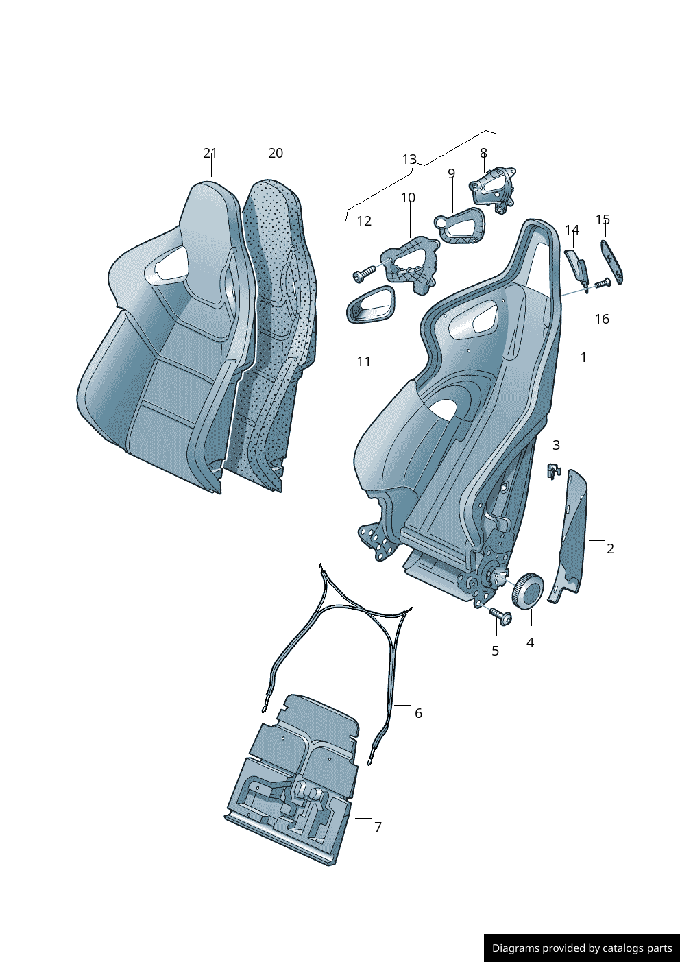 Car part diagram