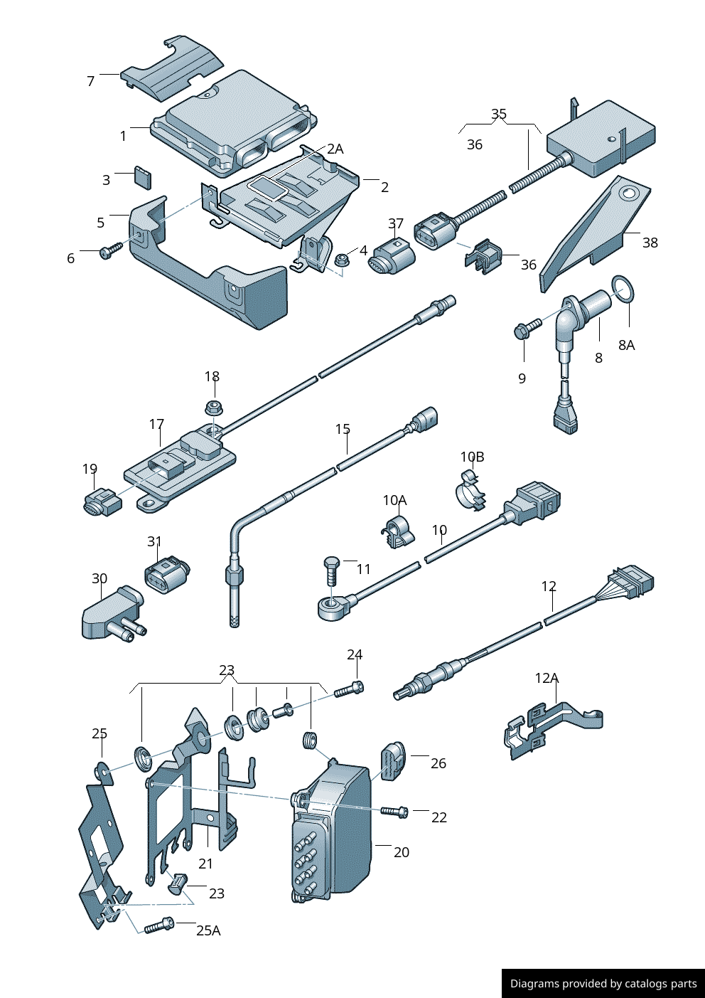 Car part diagram
