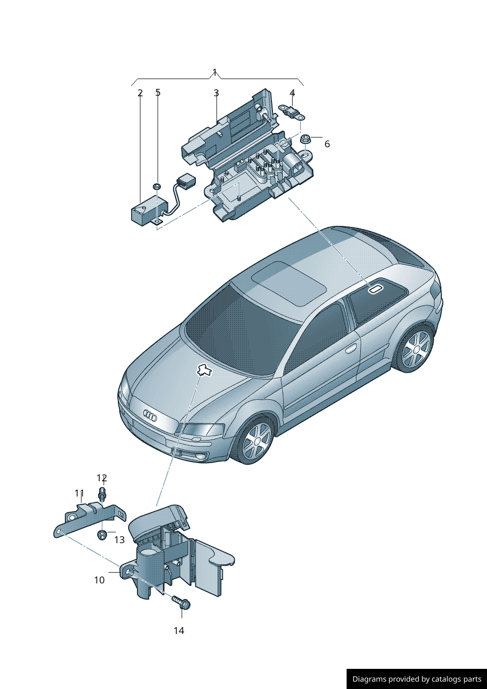 Car part diagram