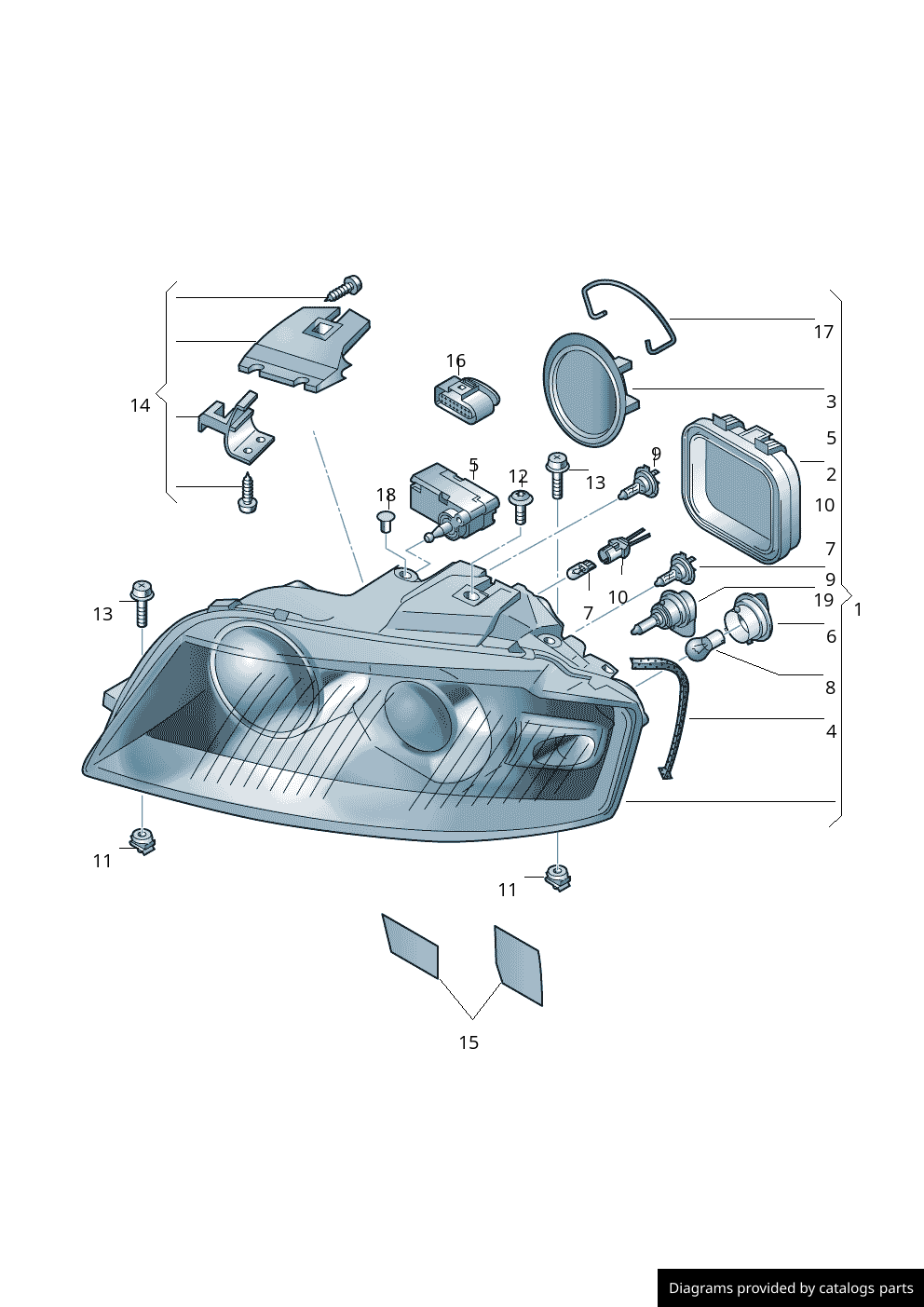 Car part diagram