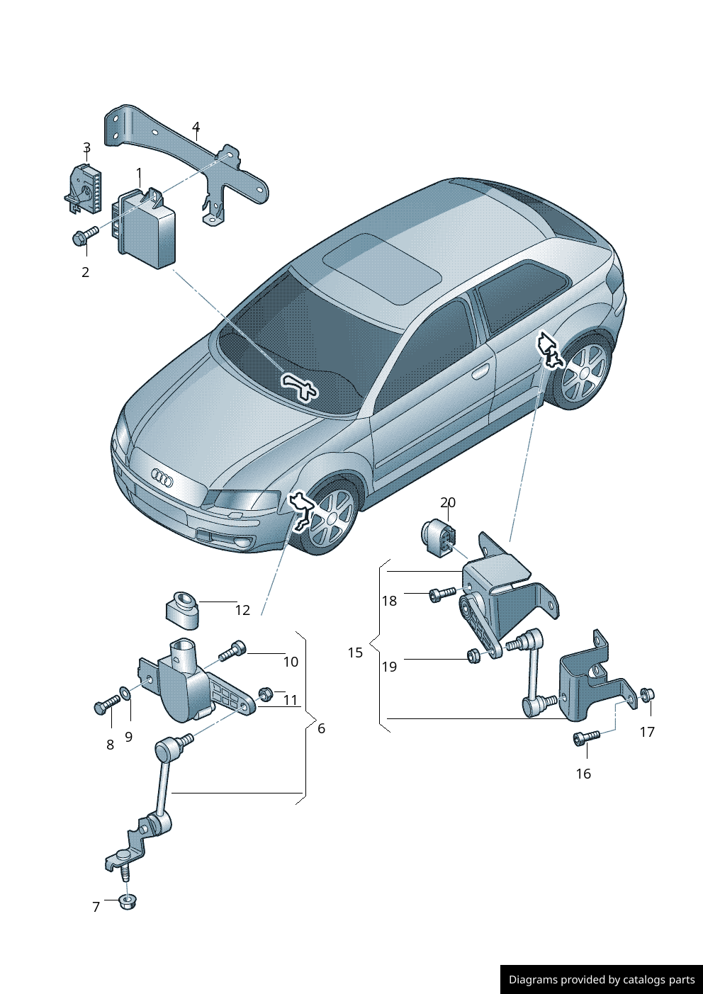 Car part diagram
