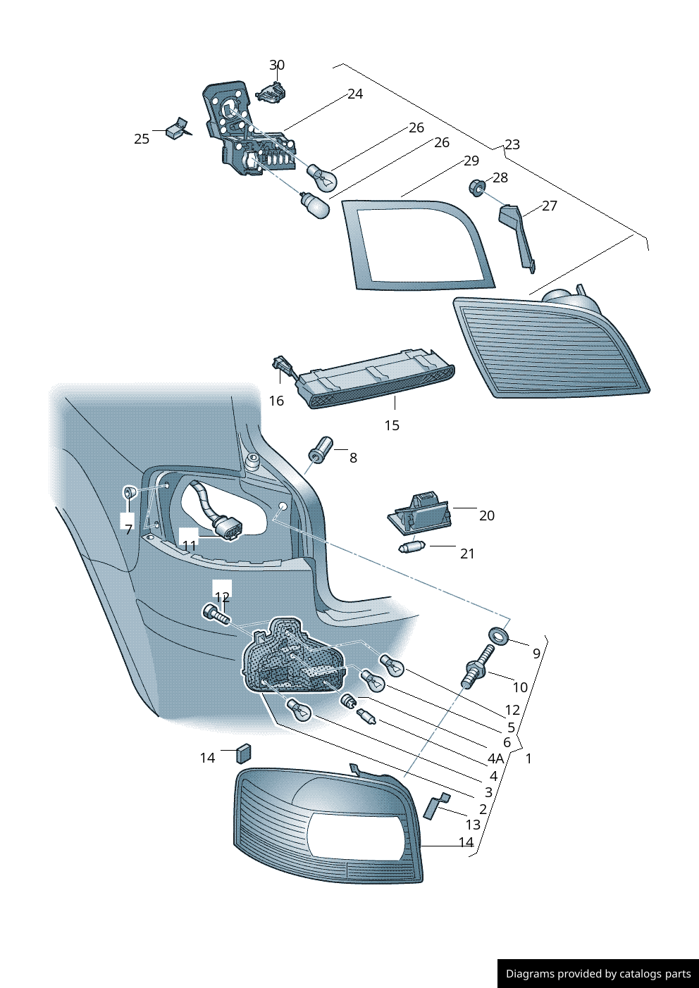 Car part diagram
