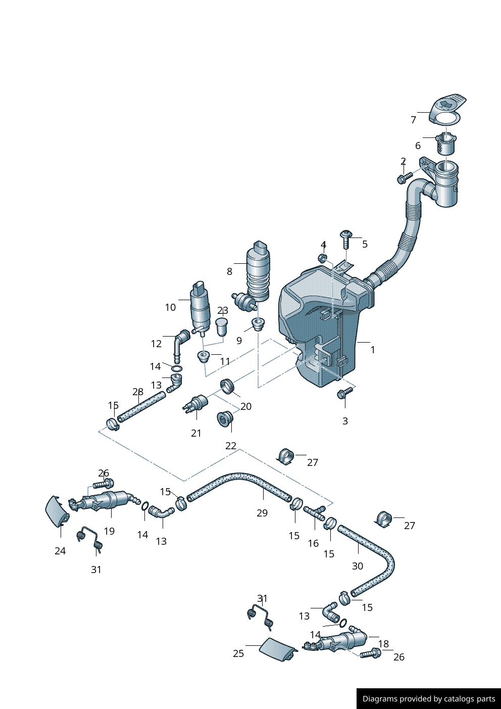Car part diagram