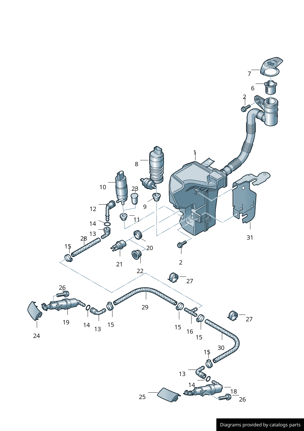 Car part diagram