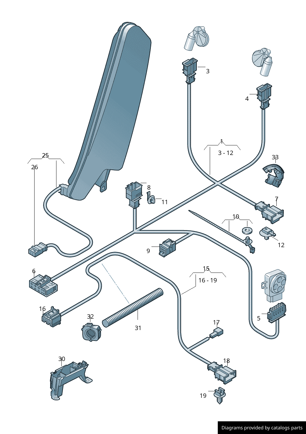 Car part diagram