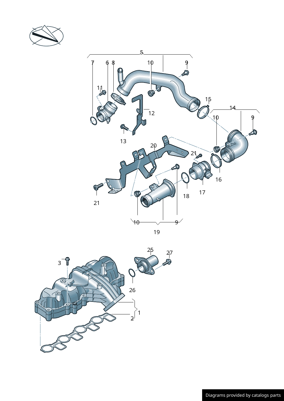 Car part diagram