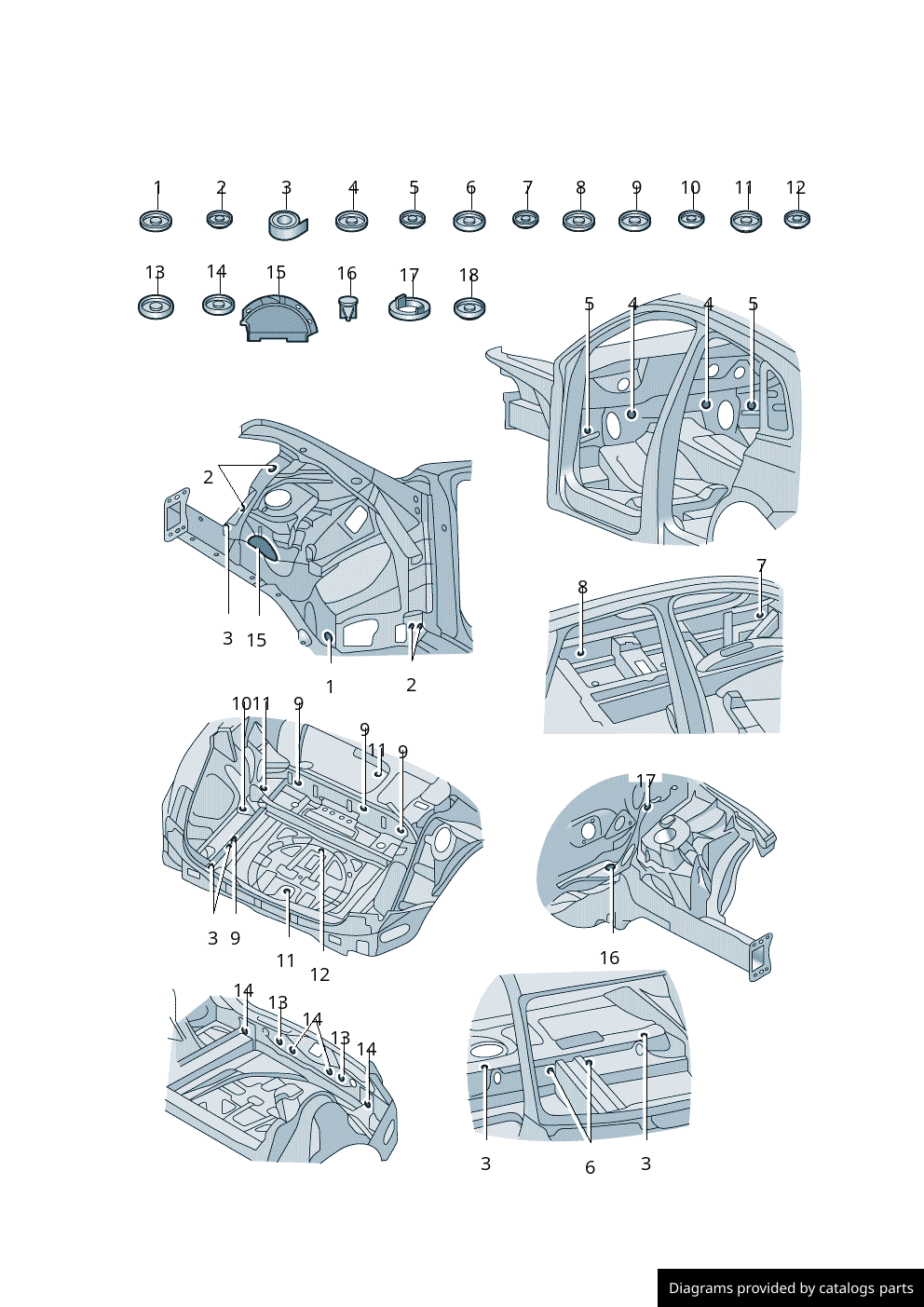 Car part diagram