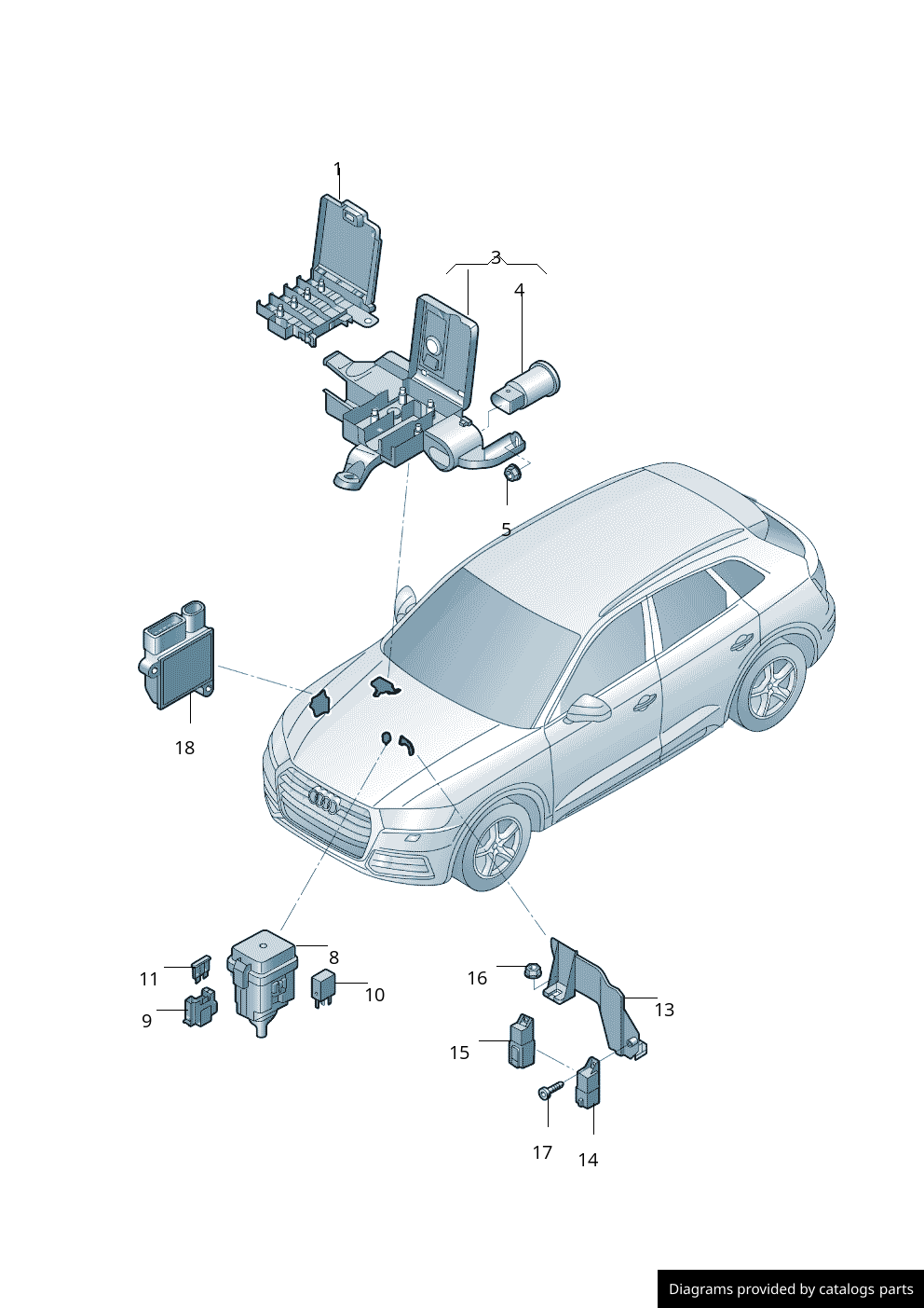 Car part diagram