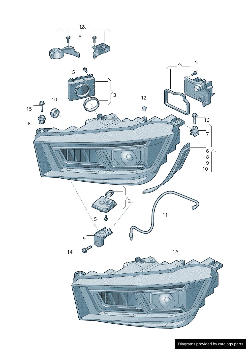Car part diagram