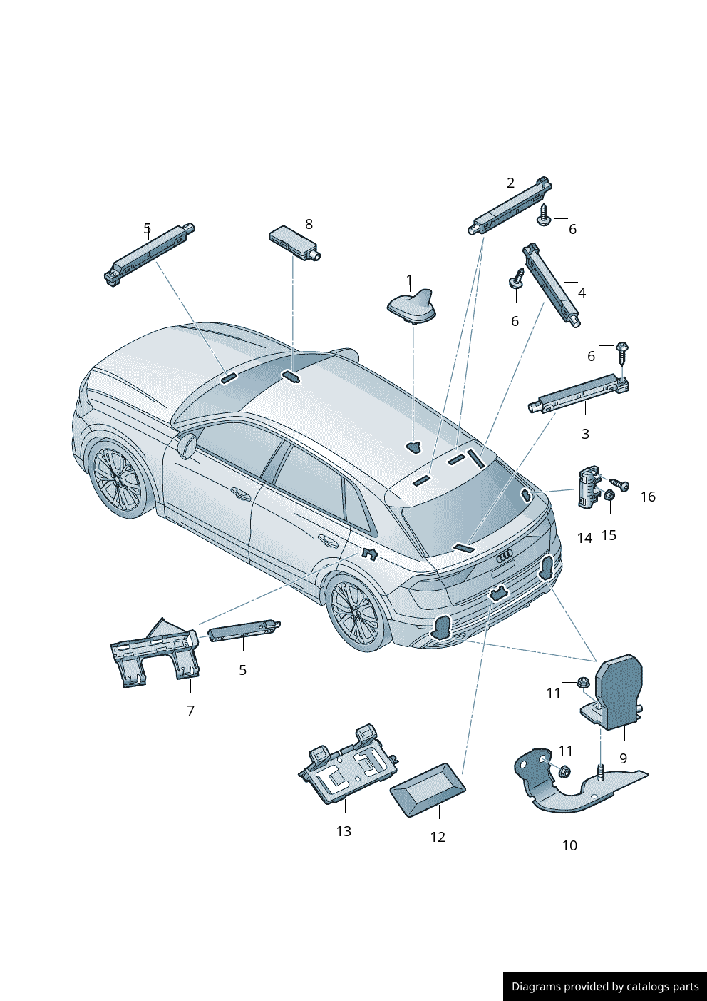 Car part diagram