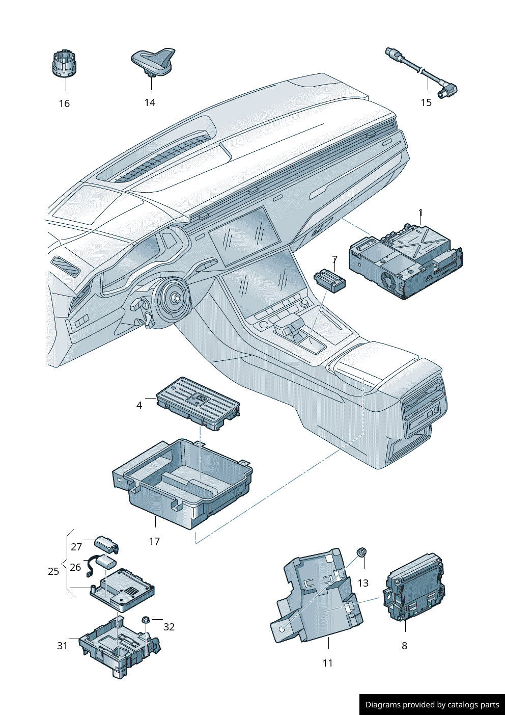 Car part diagram