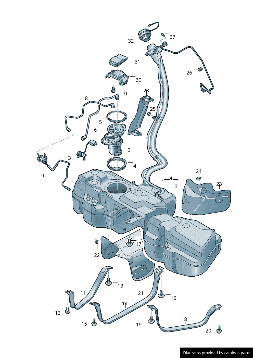 Car part diagram