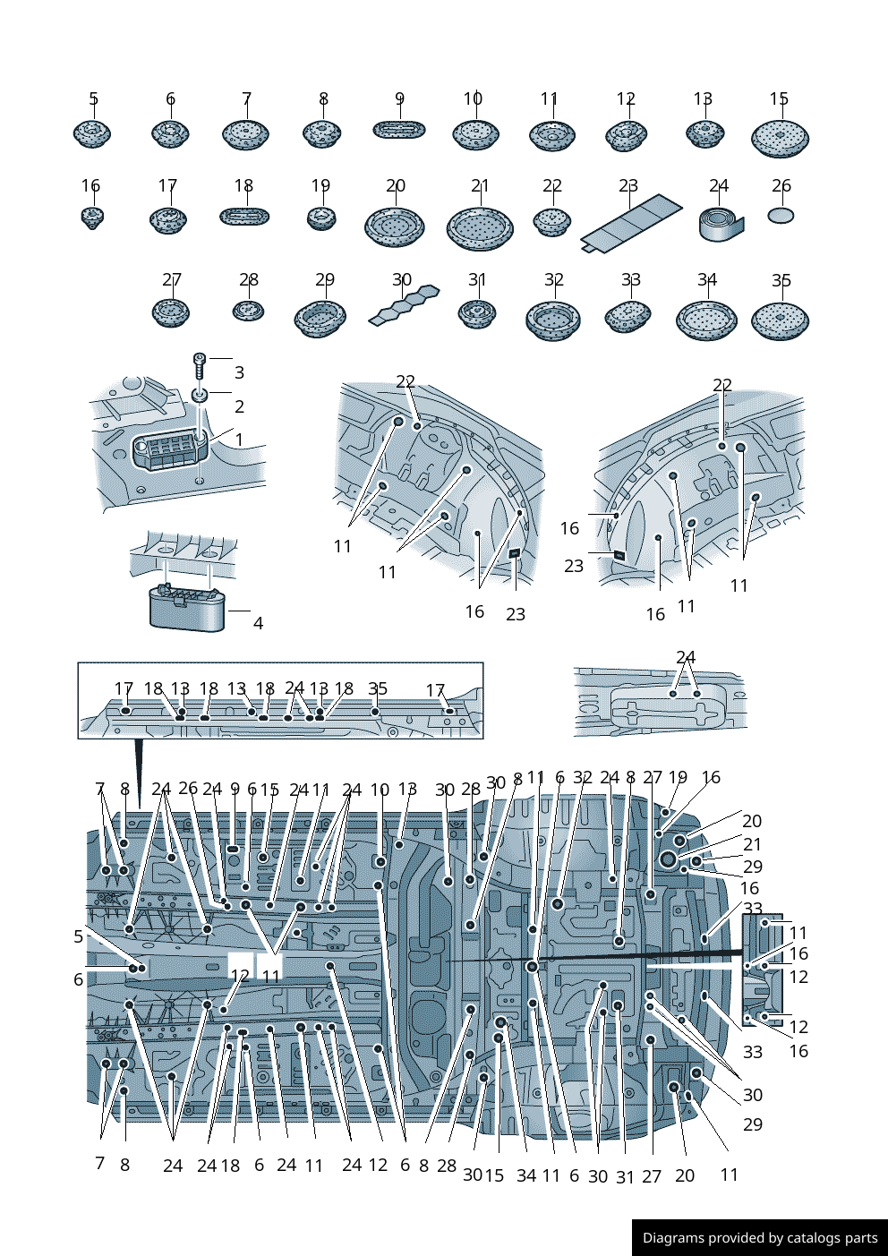 Car part diagram