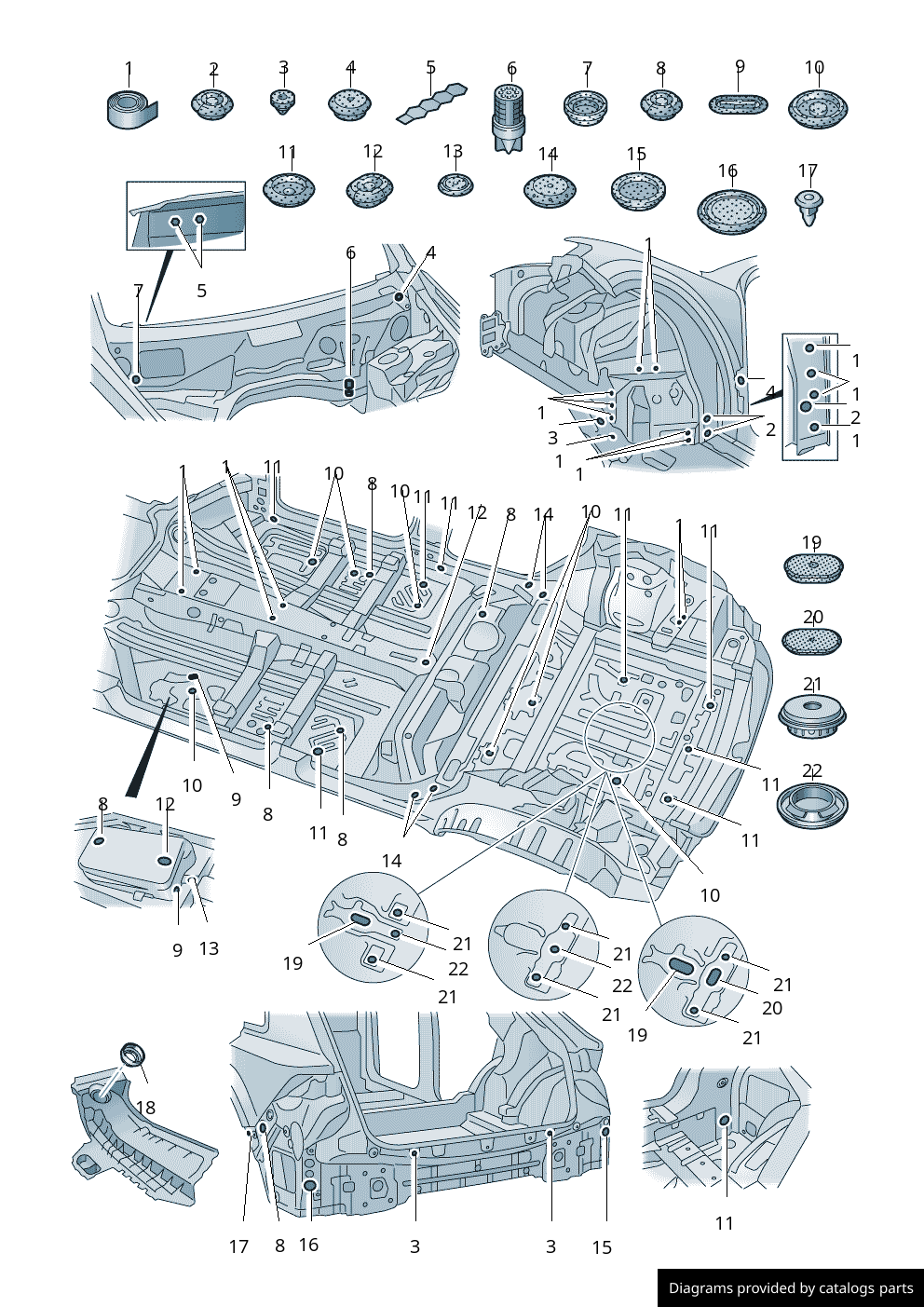 Car part diagram