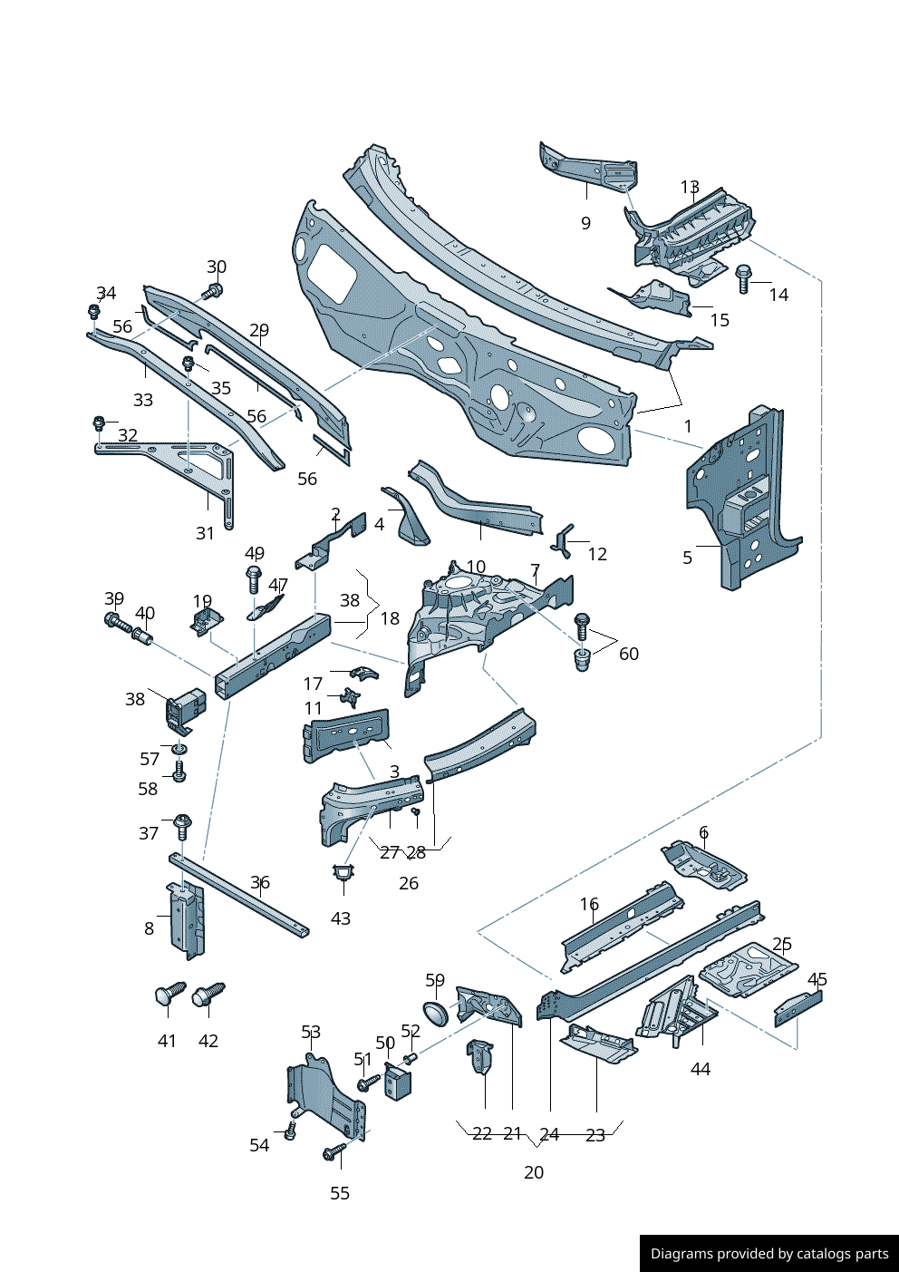 Car part diagram