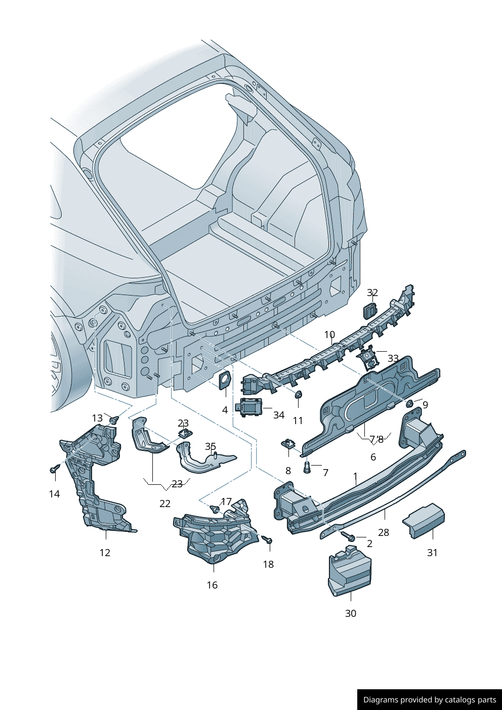 Car part diagram