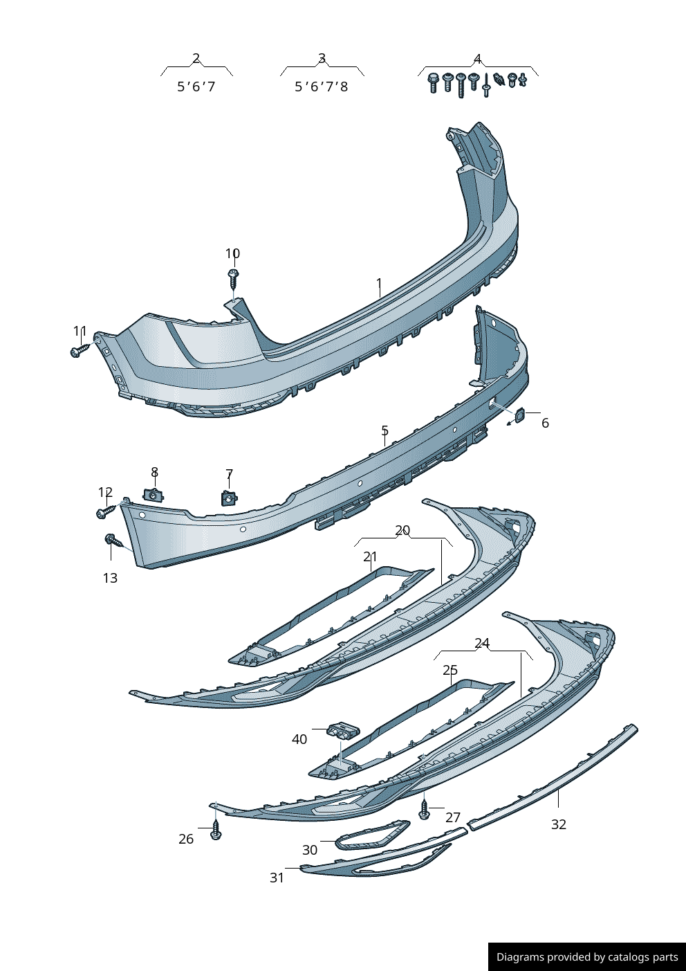 Car part diagram