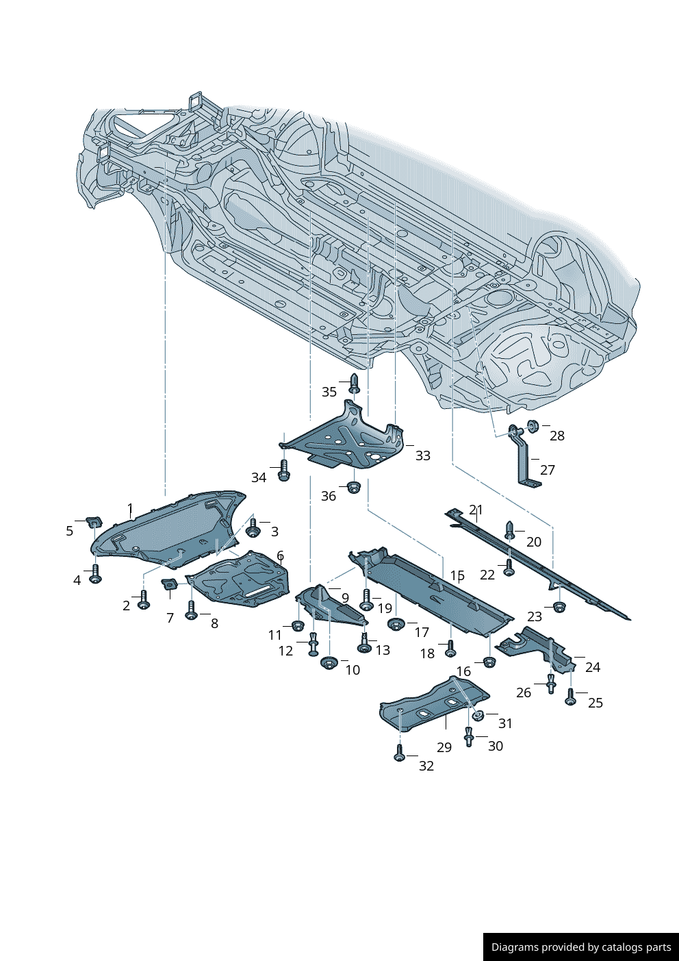 Car part diagram