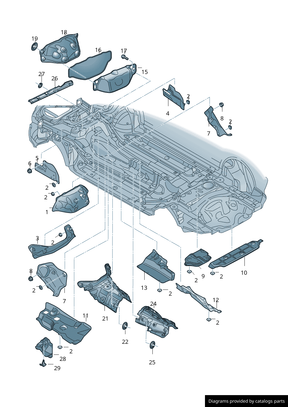 Car part diagram