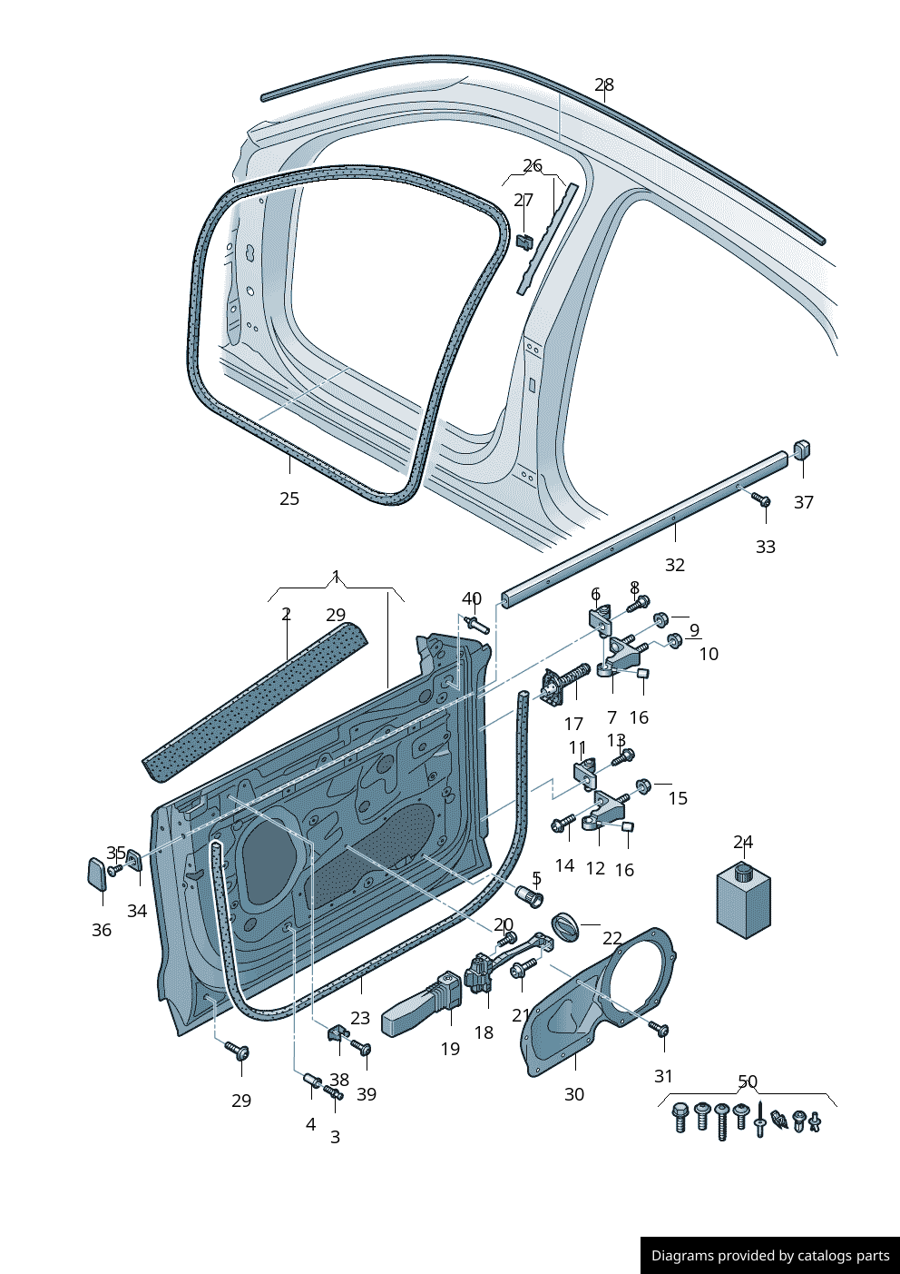 Car part diagram