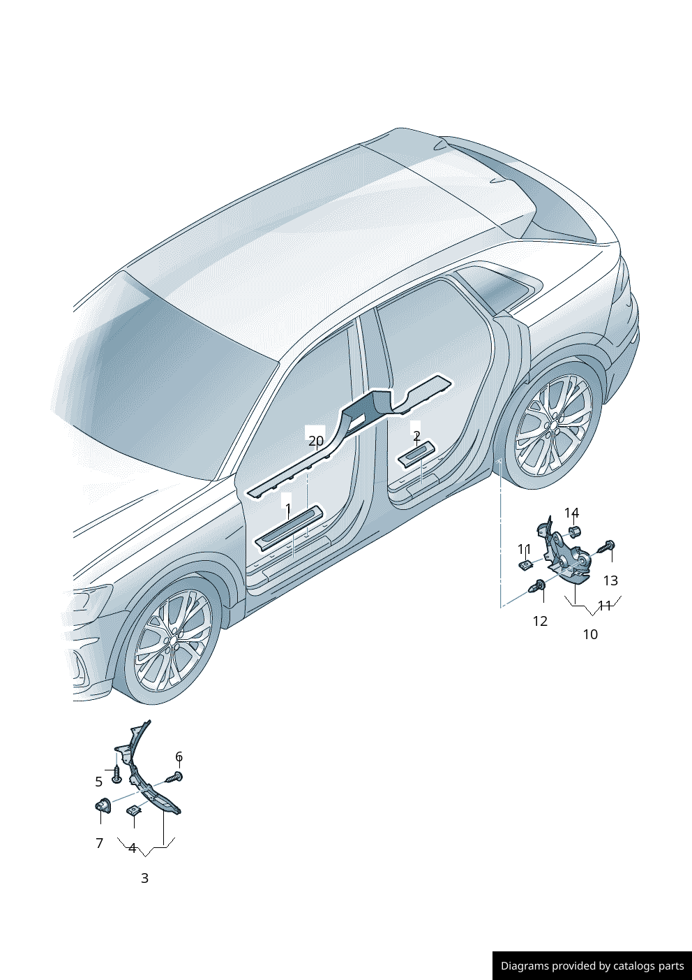 Car part diagram
