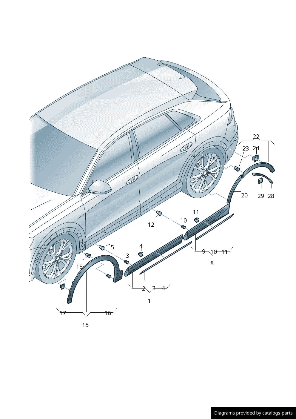 Car part diagram