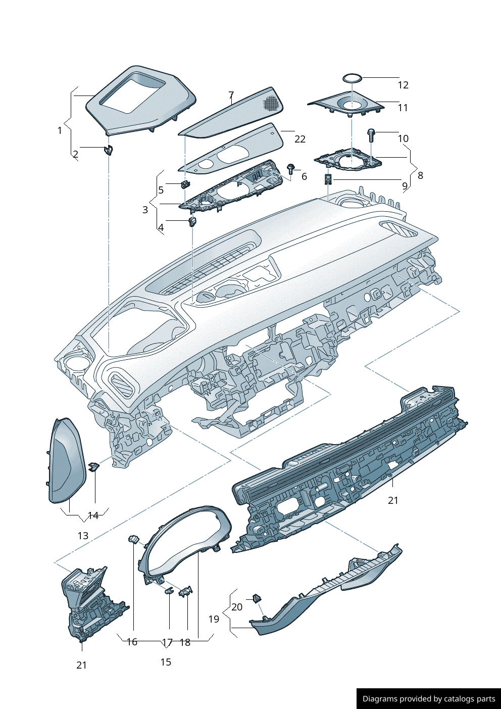Car part diagram