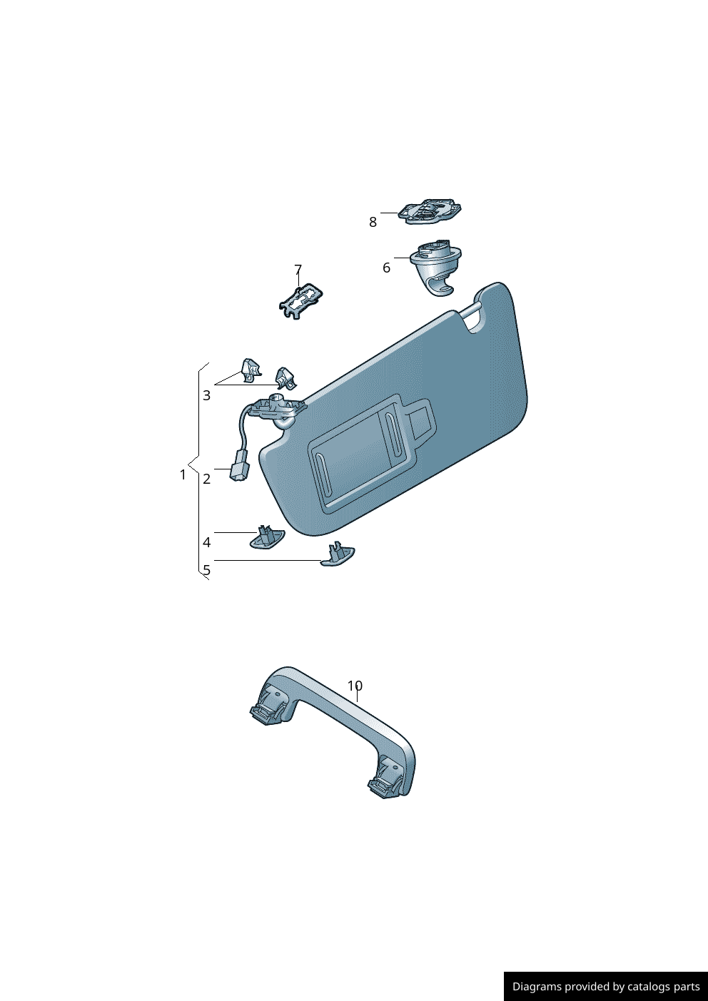 Car part diagram