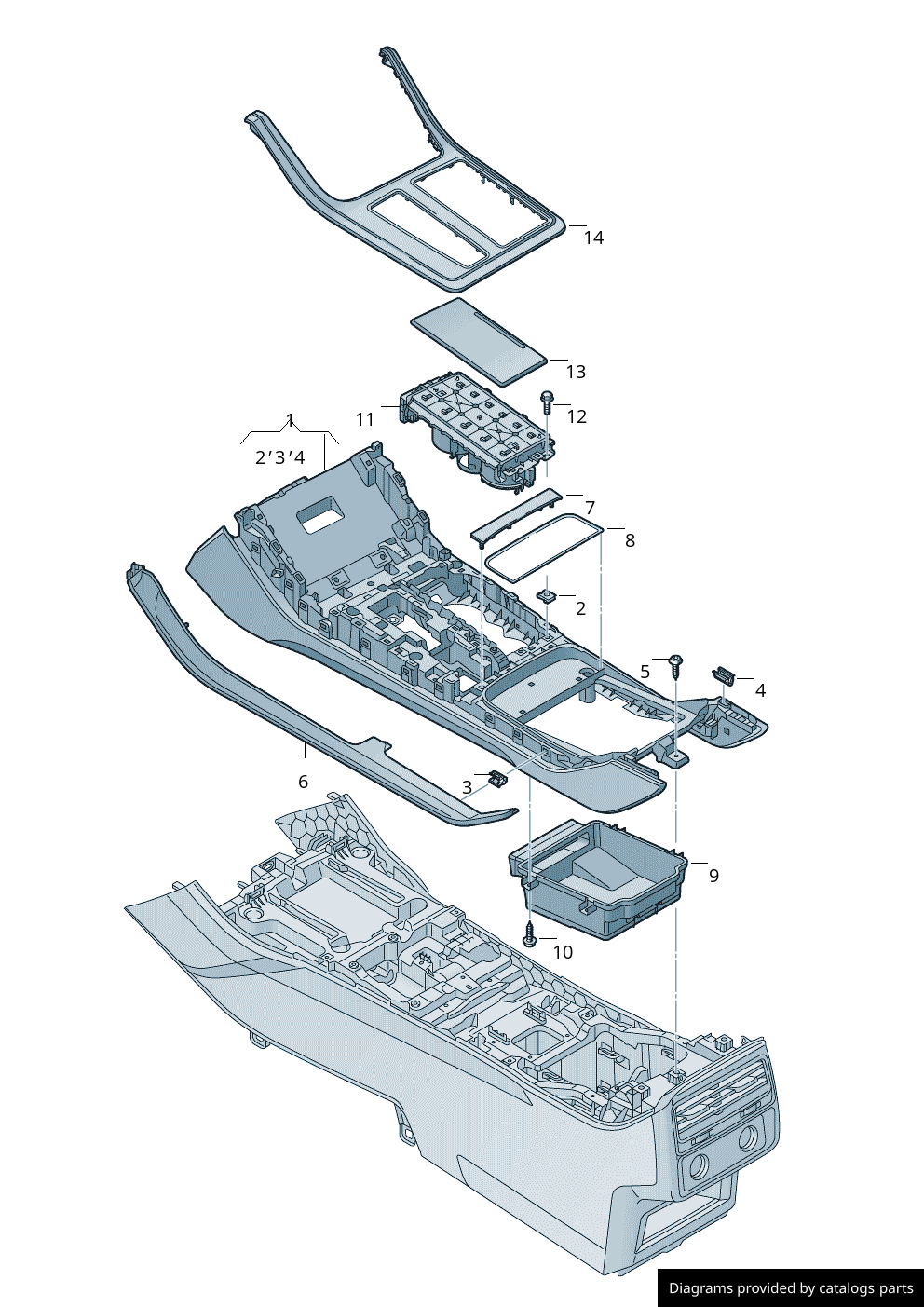 Car part diagram