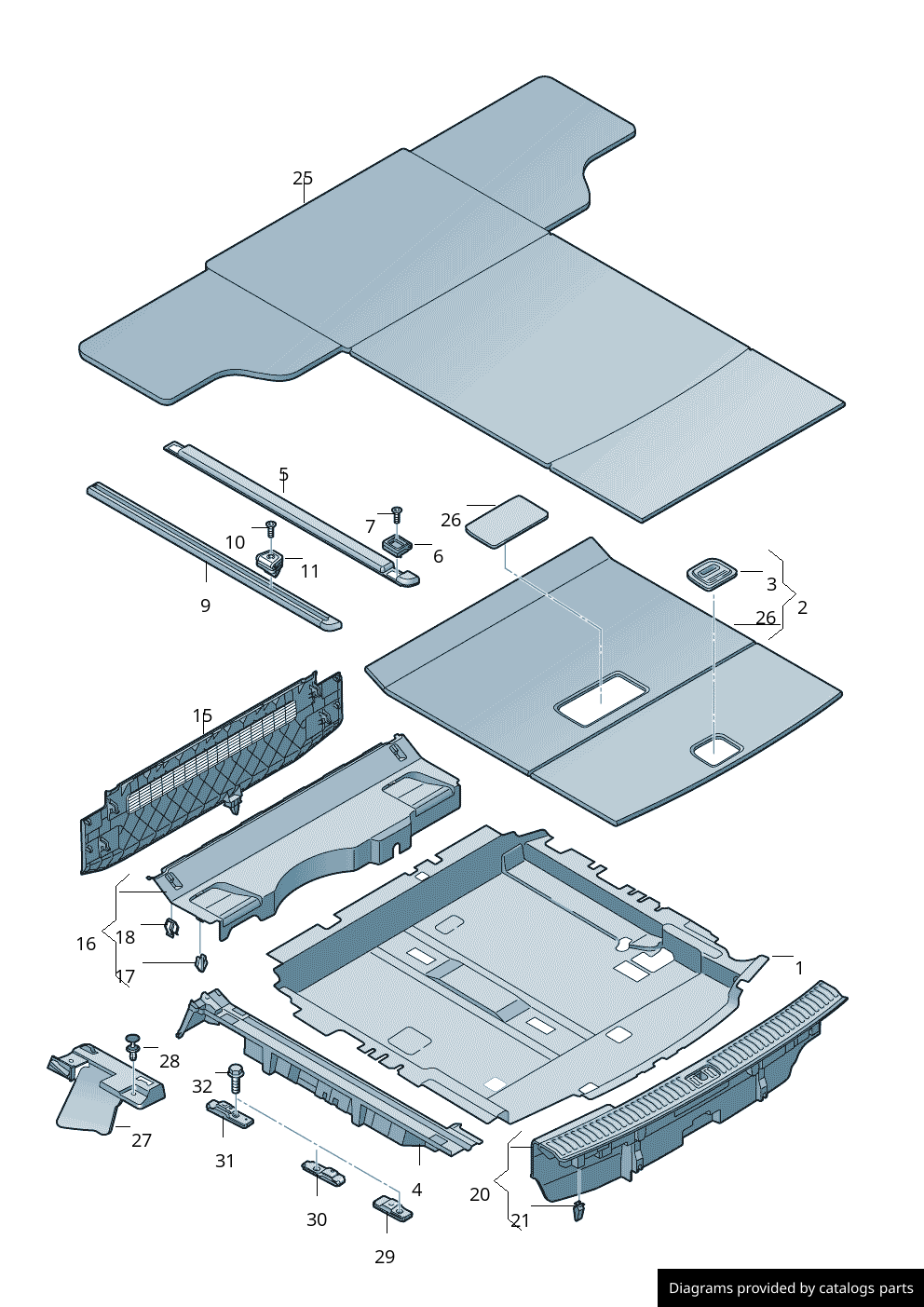 Car part diagram