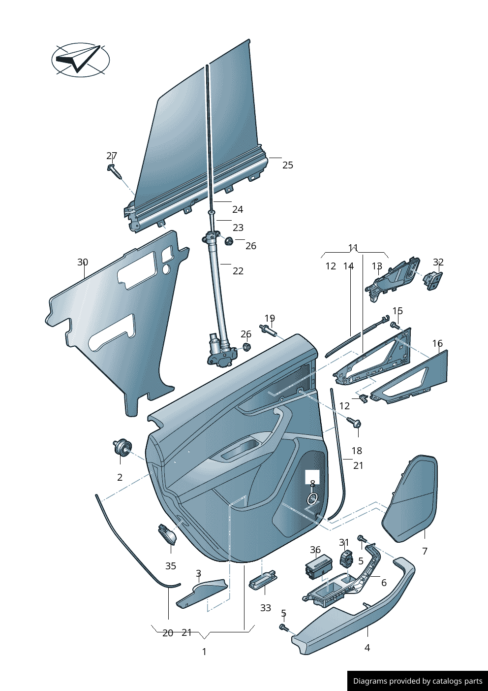 Car part diagram
