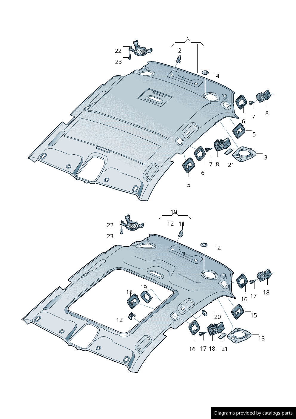 Car part diagram