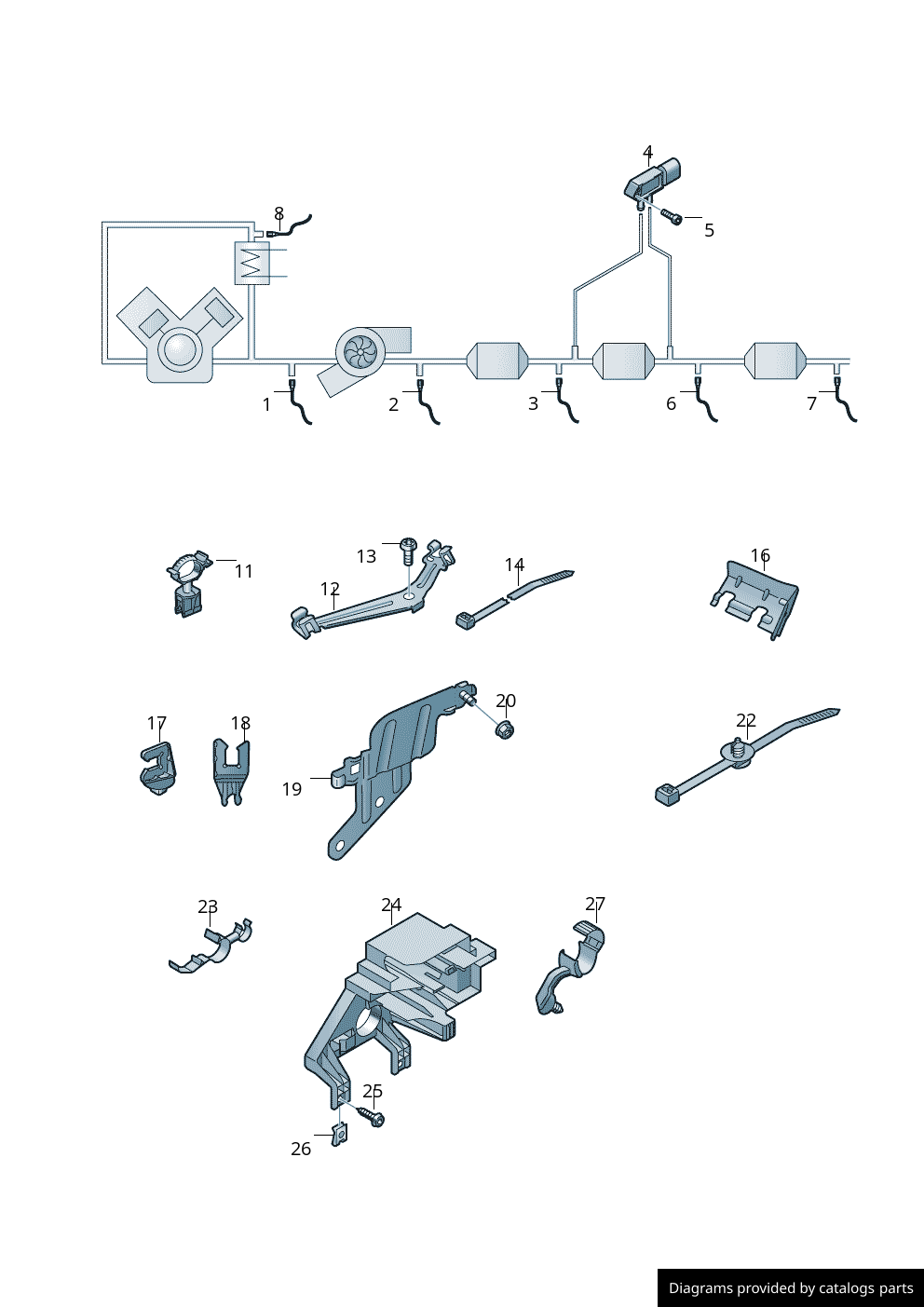 Car part diagram