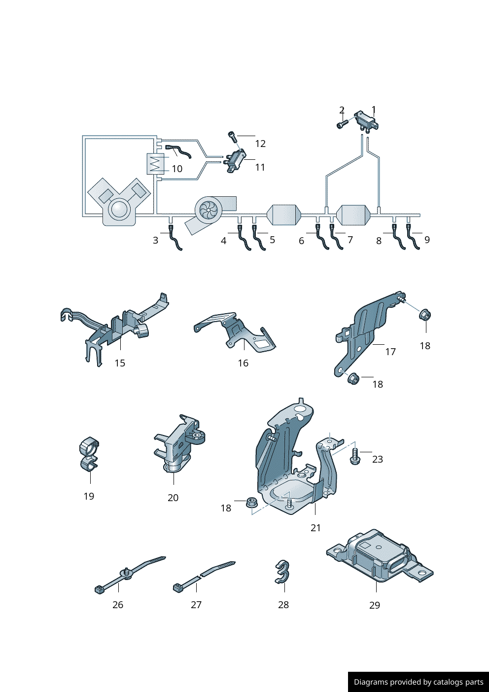 Car part diagram