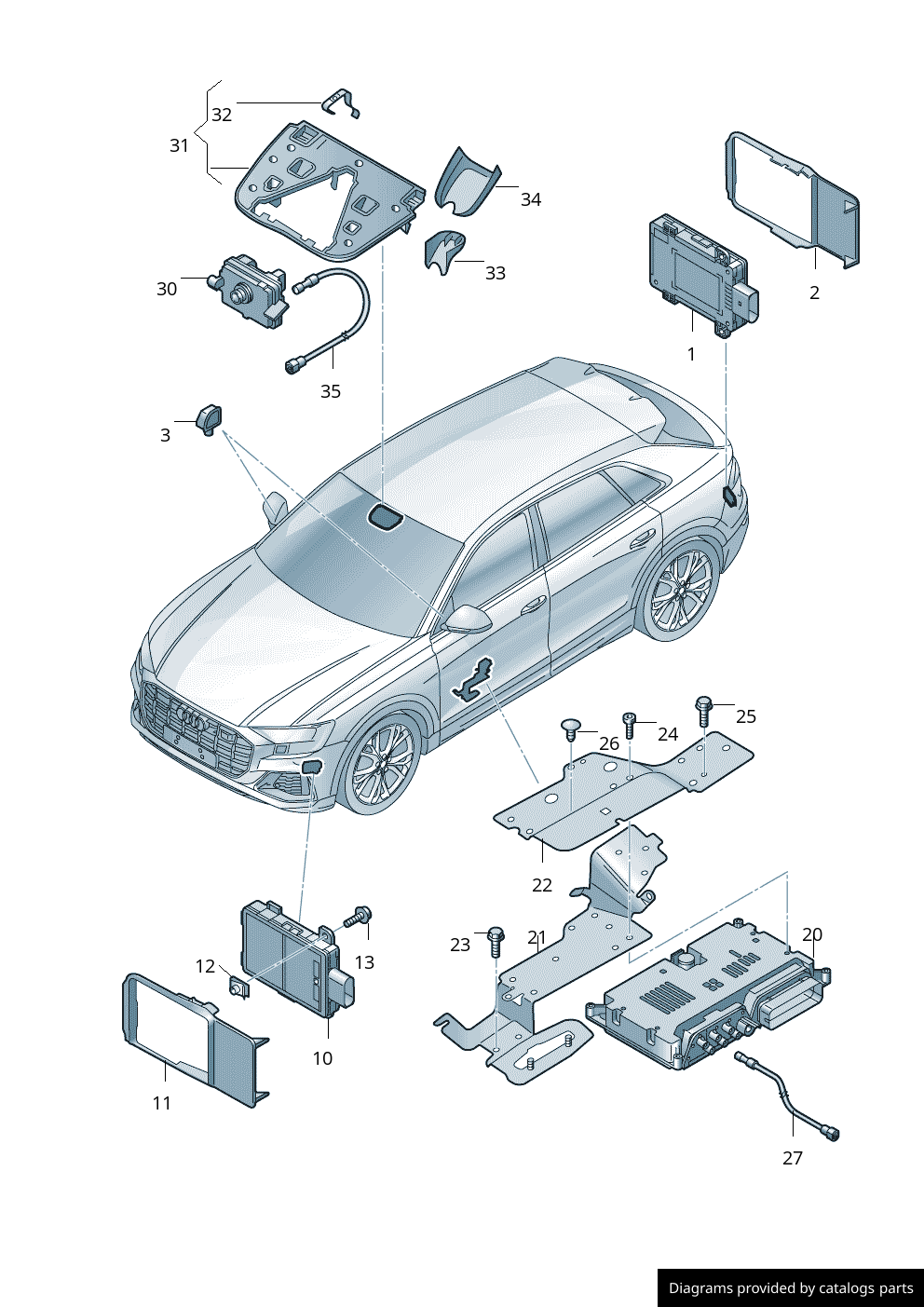 Car part diagram
