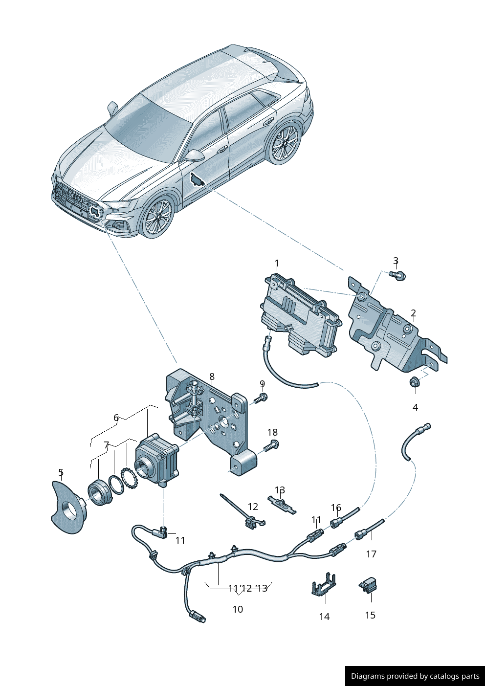 Car part diagram