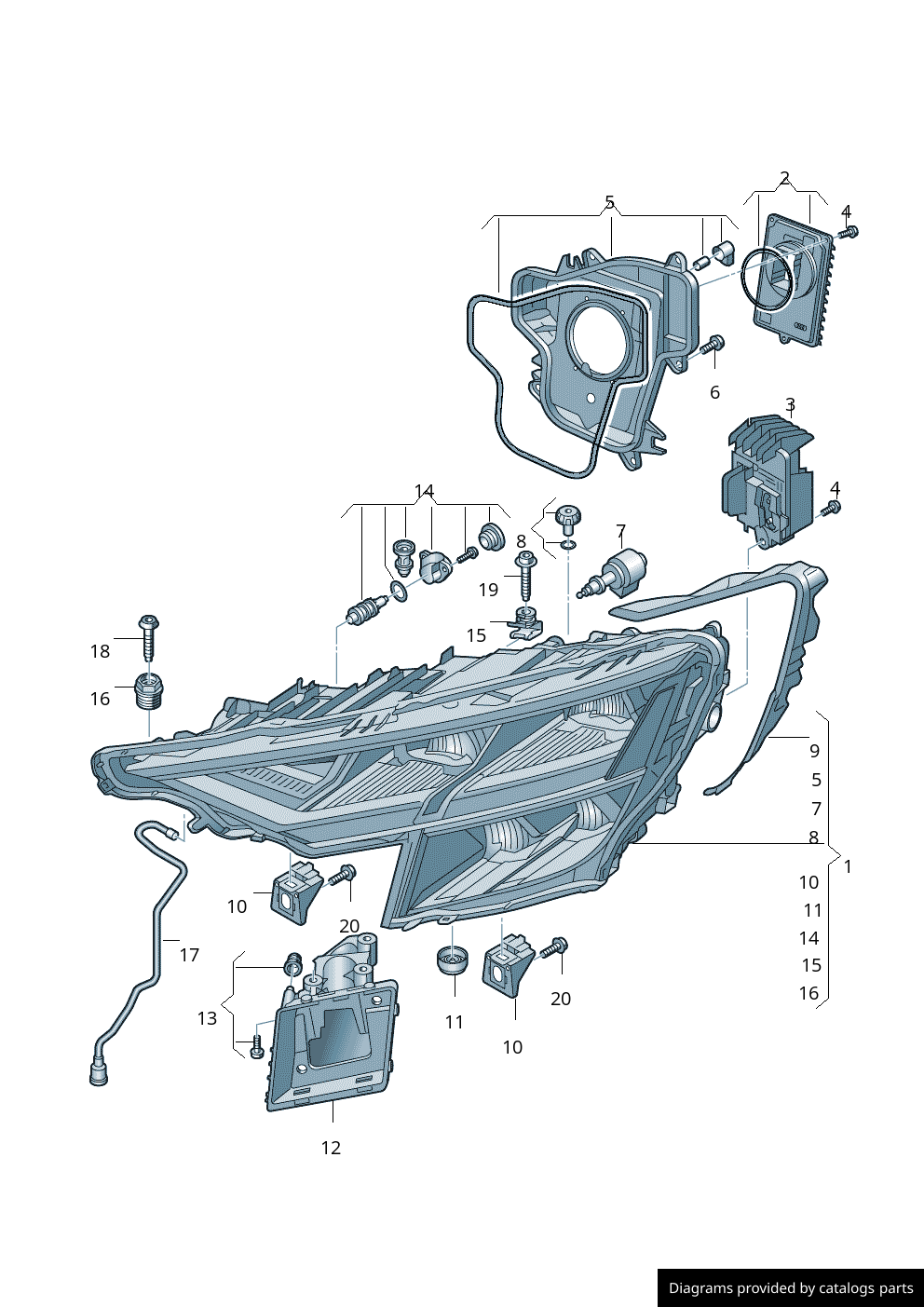 Car part diagram