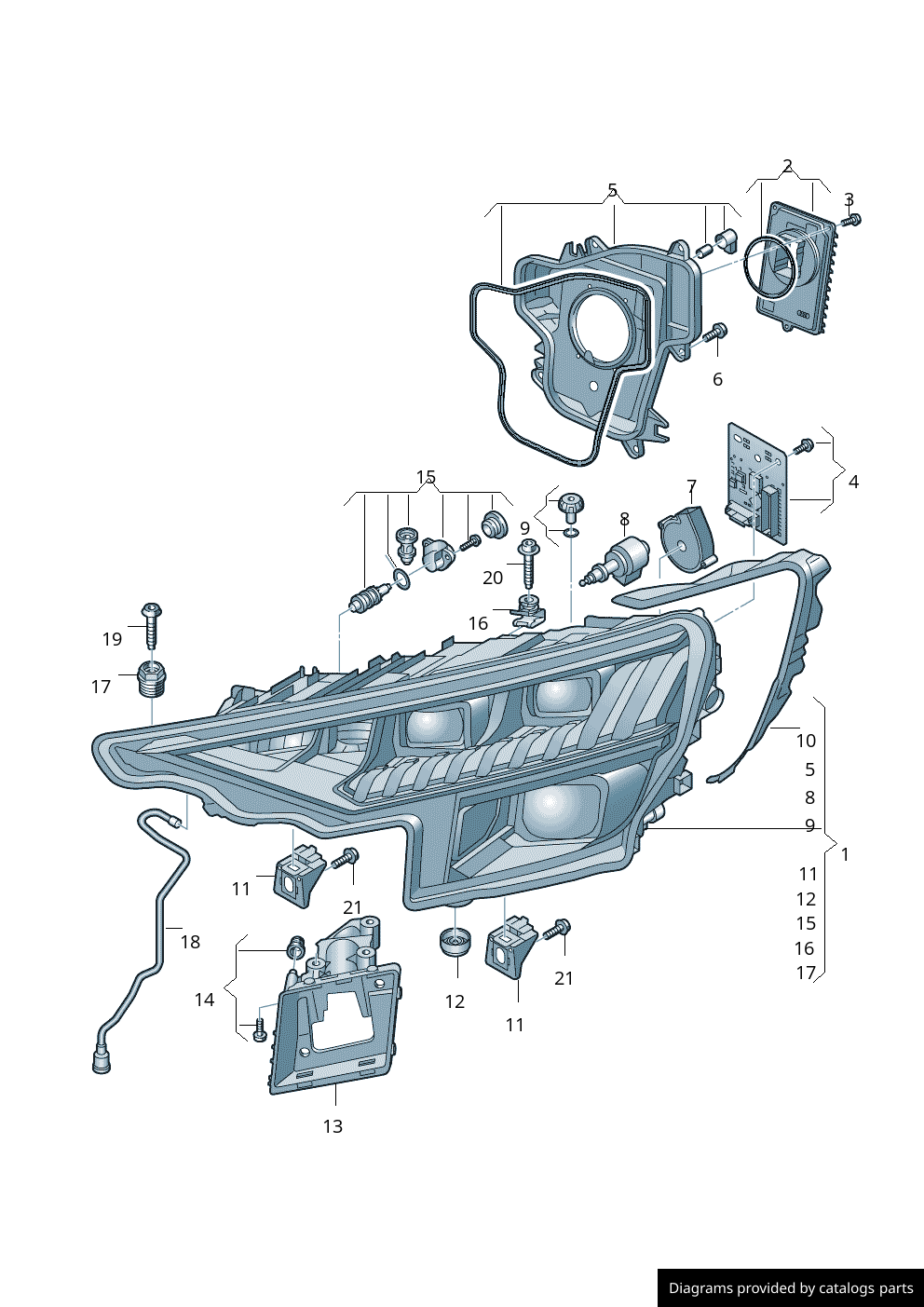 Car part diagram
