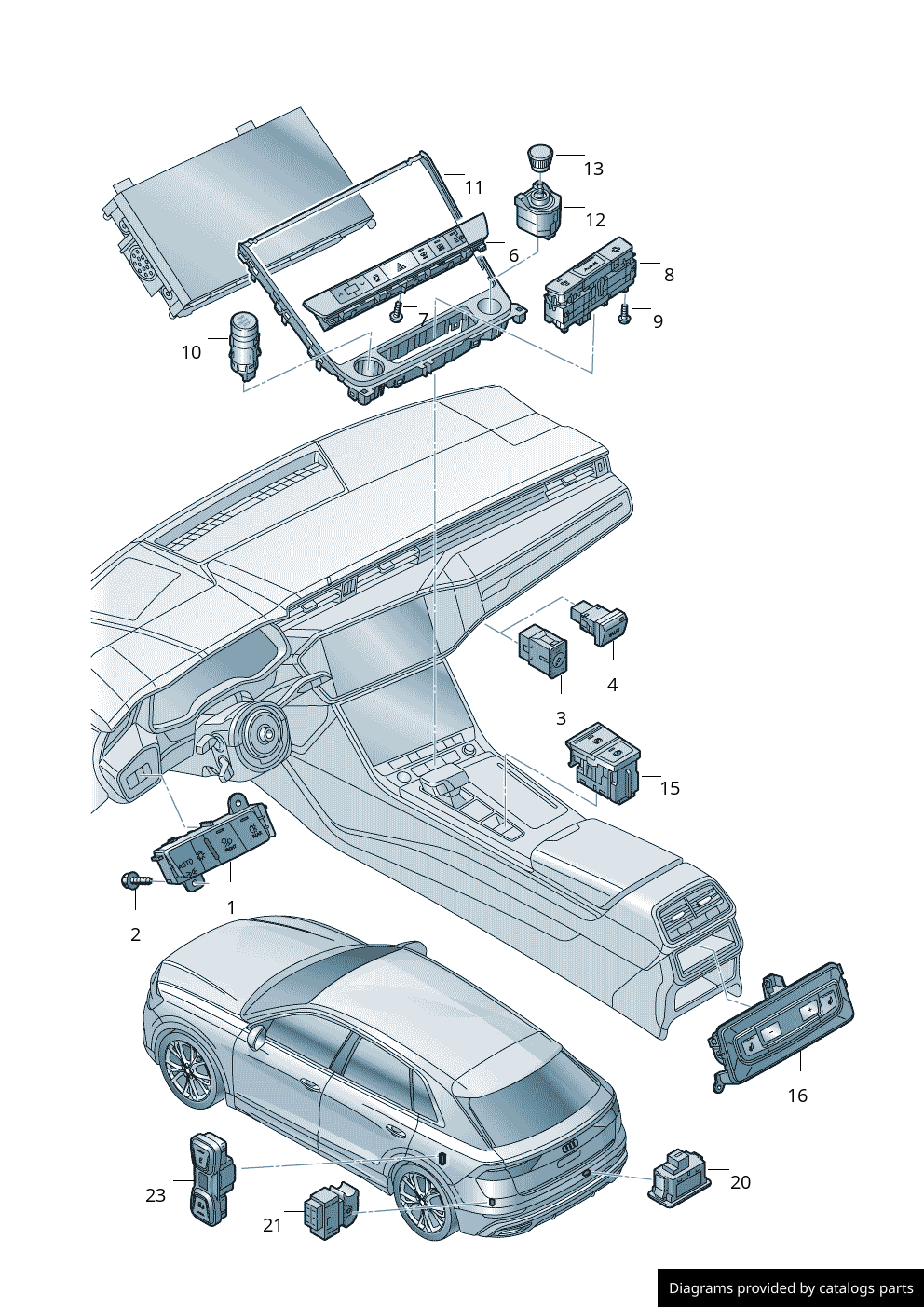 Car part diagram