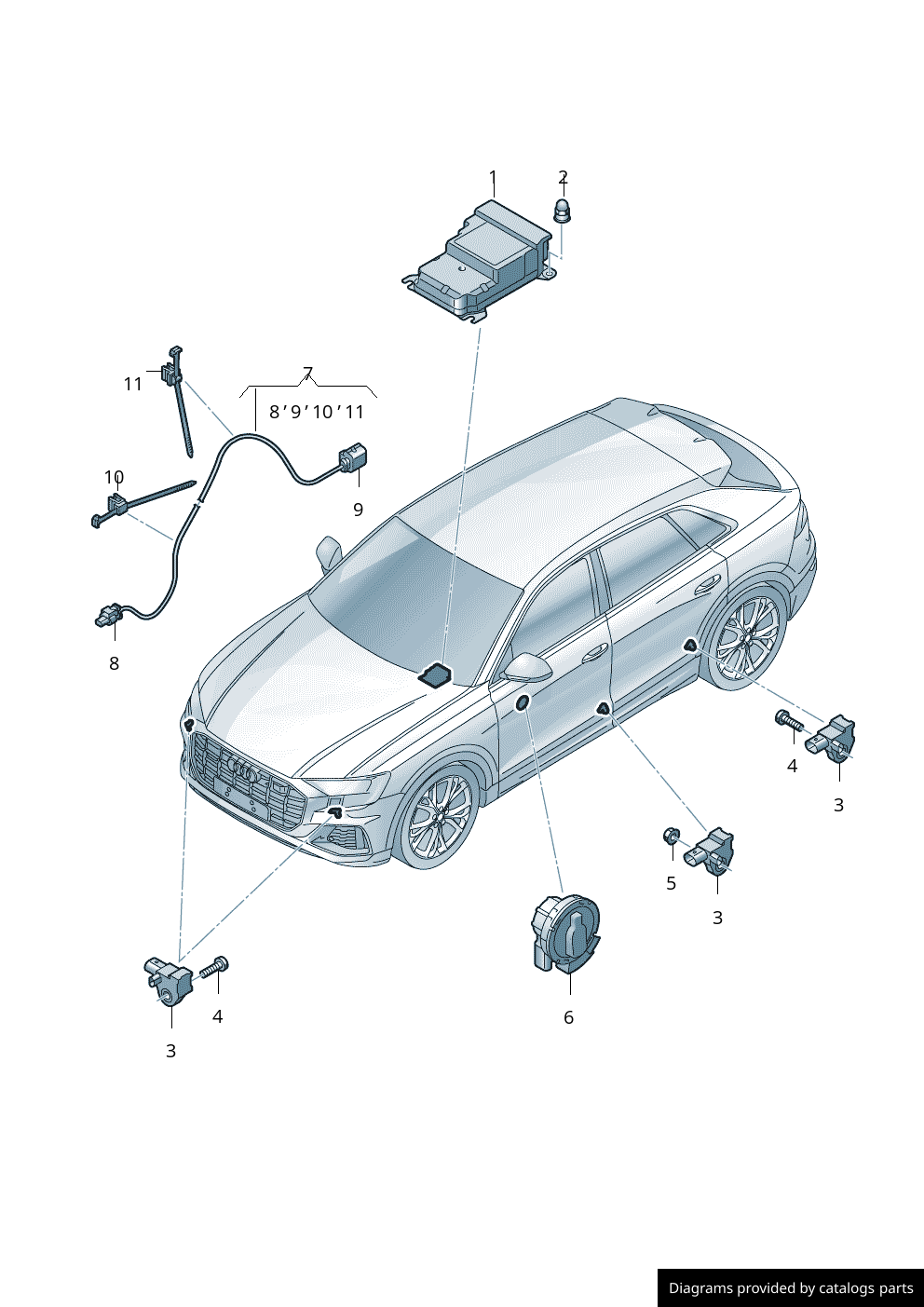 Car part diagram