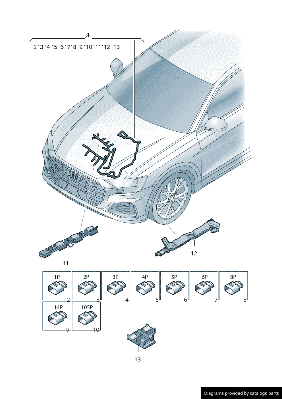 Car part diagram