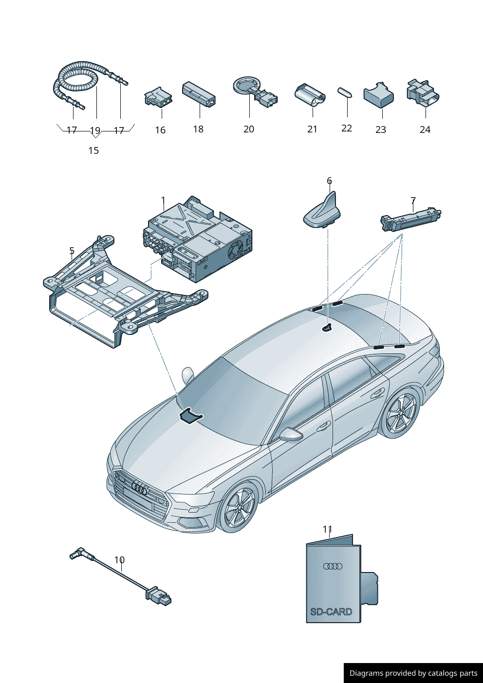 Car part diagram