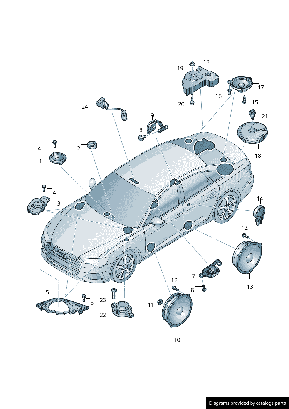 Car part diagram
