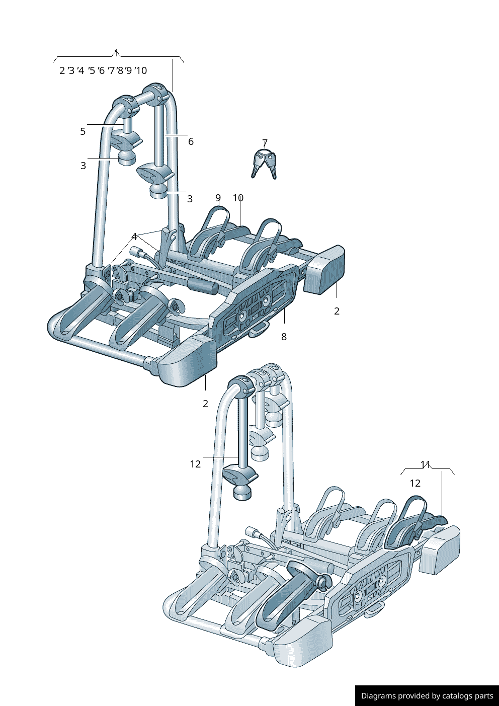 Car part diagram