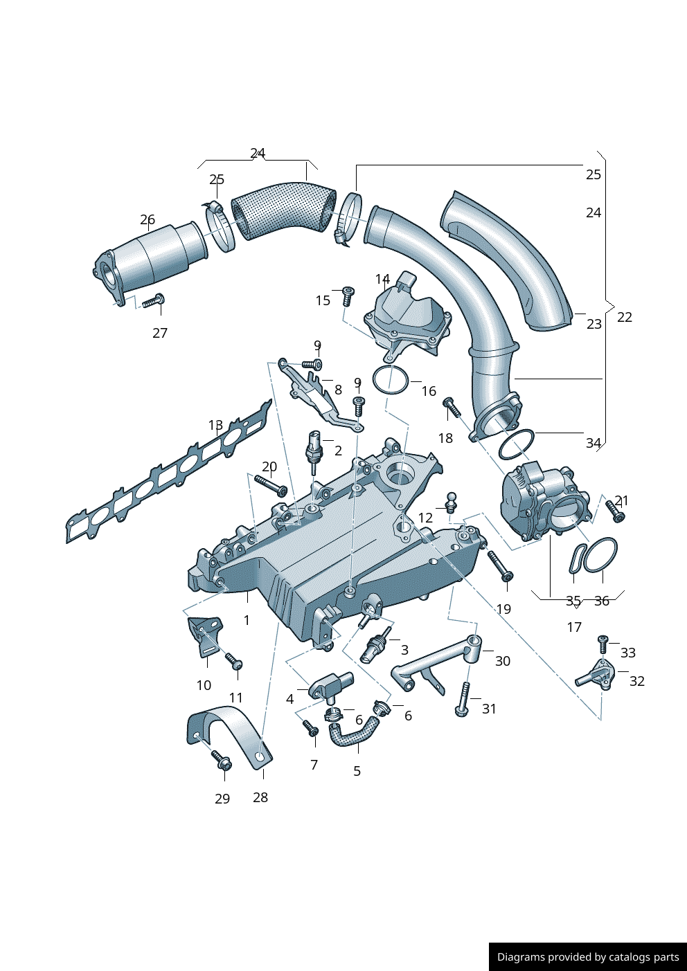 Car part diagram